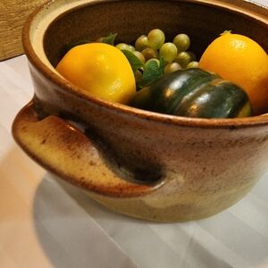 Handcrafted Earthy Ceramic Serving Bowl